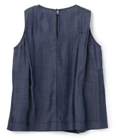 uncrave リヨセルデニム ノースリーブブラウス