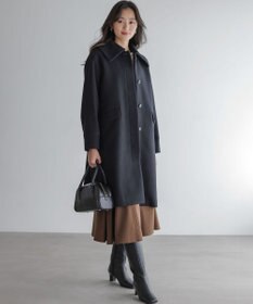 組曲 ウールモッサステンカラー コート