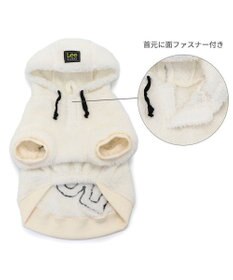 PET PARADISE Lee ボア フリース パーカー 《ホワイト》 小型犬
