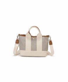 TOPKAPI 【Breath TOPKAPI】スコッチグレイン ネオレザー ミニ トート バッグ ショルダー付き S