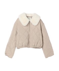 earth music&ecology ファーカラーブルゾン