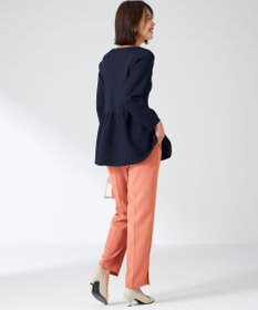 ANY SIS 【洗える】スポンディッシュペプラム ニット