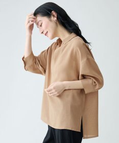 ANY L ヴィンテージメッシュスキッパーブラウス