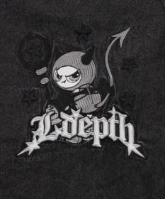 WEGO 【ユニセックス着用ITEM/MLサイズ展開】グラフィックデニムシャツ（LS）