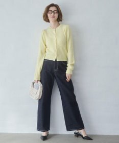 WEGO 【26年春新作】別注USPOLOケーブルニットカーデ