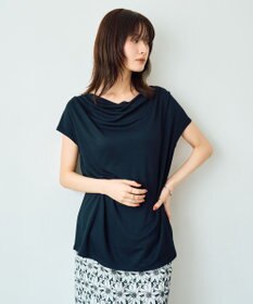 YECCA VECCA 【接触冷感】ドレープカットトップス