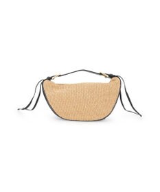 23区 VIOLAd'ORO ラフィアシート レザーコンビ ワンハンドルバッグ