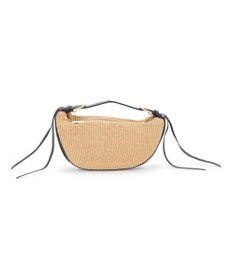 23区 VIOLAd'ORO ラフィアシート レザーコンビ ワンハンドルバッグ