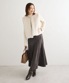 Green Parks ・ＥＬＥＮＣＡＲＥ　ＤＵＥ　スエードポンチフレアスカー