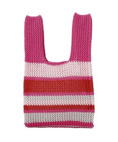 AMERICAN HOLIC マルチボーダーニットバッグ