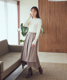 earth music&ecology ミックスプリーツスカート