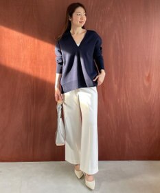 UNFILO スポンジニット ディープネック