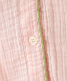 UCHINO クレープガーゼ ノーカラーレディスパジャマ