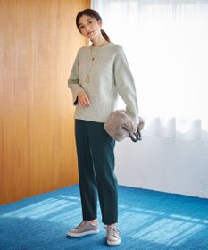 ANY 【6色展開】ラムウールラグランスリーブニット