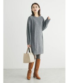 Green Parks リブニットミニワンピース