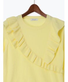 Te chichi 【Atelier Bonheur】イレギュラーフリルニットプルオーバー《2025winter catalog item》