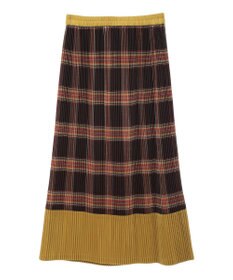 CRAFT STANDARD BOUTIQUE 配色チェックプリーツスカート