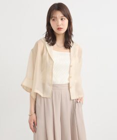 earth music&ecology シアーショートシャツ