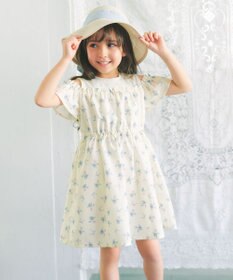 ANY KIDS 【洗濯機可能】オンオフショルダーワンピース