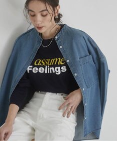 WEGO 【ANGIE VINTAGE】ロゴプリントロンT