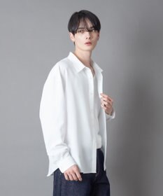 WEGO ワンポイントルーズシャツ（LS）