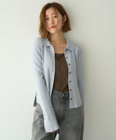 YECCA VECCA 2wayスクエアリブタンクトップ