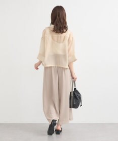 earth music&ecology シアーショートシャツ