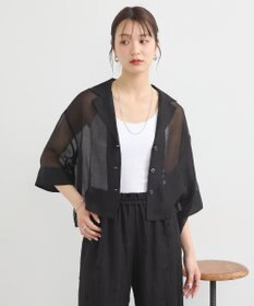 earth music&ecology シアーショートシャツ