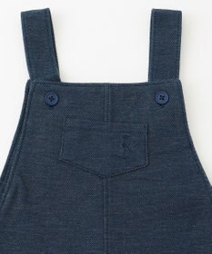 組曲 KIDS 【80-90cm】Check 半袖オーバーオール