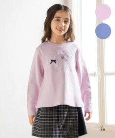 組曲 KIDS 【110-140㎝】オーナメント刺繍 トレーナー