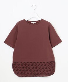 自由区 【カタログ掲載】ジャカードコンビジャージー カットソー