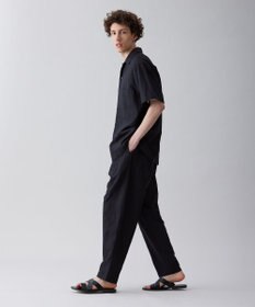 UNFILO MENS ライトリネン オープンカラーシャツ [23年春夏商品]