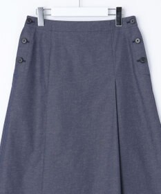 J.PRESS LADIES 【洗える】リネンツイル Aライン スカート