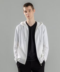 JOSEPH HOMME 新色追加【オリジナル素材/シワになりにくい】ライトタックジャージー ジップアップパーカー