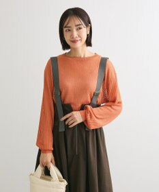 Green Parks ラメシアーリブニットプルオーバー