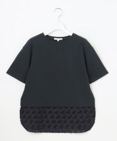 自由区 【カタログ掲載】ジャカードコンビジャージー カットソー