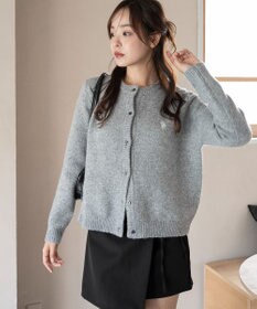 WEGO 【WEB限定/25年秋冬新作】別注USPOLO微起毛カーデ