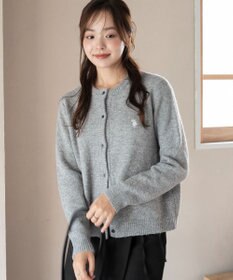 WEGO 【WEB限定/25年秋冬新作】別注USPOLO微起毛カーデ