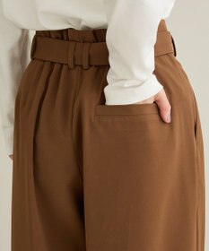CRAFT STANDARD BOUTIQUE ハイウェストベルトワイドパンツ