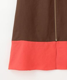 GRACE CONTINENTAL バイカラージップスカート