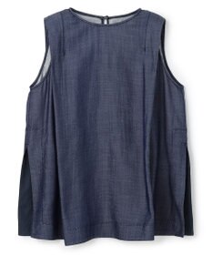 uncrave リヨセルデニム ノースリーブブラウス