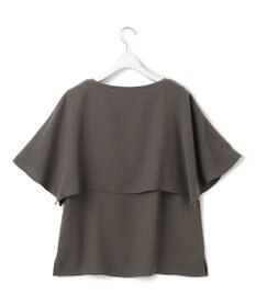 23区 S 【洗える/好評につき新色追加】ストレッチジョーゼットリブコンビ レイヤー カットソー