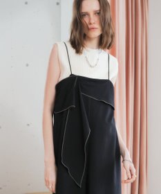 YECCA VECCA ラッフルキャミオールインワン