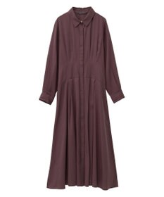 YECCA VECCA タックデザインシャツワンピース