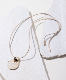 23区 【Oggi4月号掲載】ラウンドホーン ネックレス