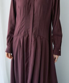 YECCA VECCA タックデザインシャツワンピース