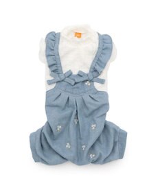 PET PARADISE ペットパラダイス 刺繍 パンツつなぎ 小型犬