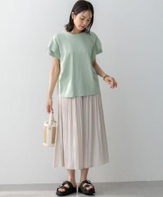 組曲 L 【春夏のNEWカラー登場】ギャザーライトデシン パンツ