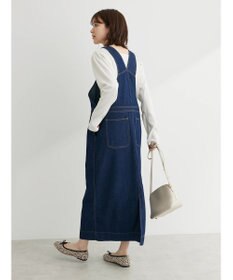 Green Parks デニムサロペットスカート