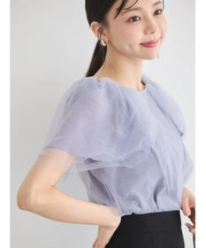 earth music&ecology チュールレイヤードプルオーバー